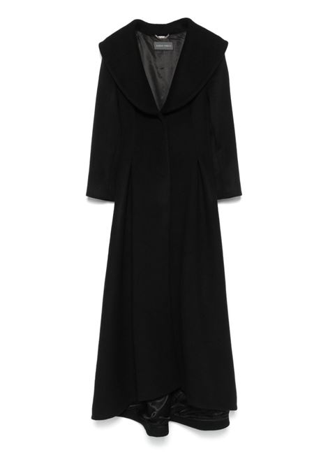 Black flared single-breasted coat Alberta ferretti - women ALBERTA FERRETTI | Outerwear | 061151300555